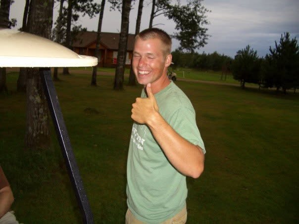 Thumbs up on course