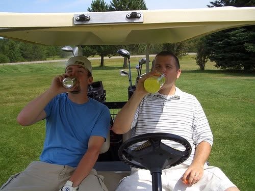 Golf cart beverages